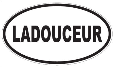 LADOUCEUR - Oval Magnet