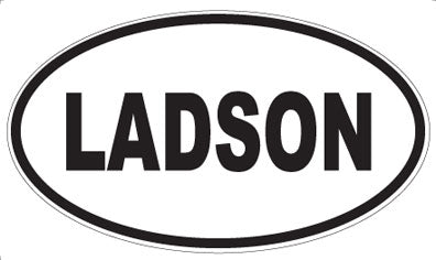 LADSON - Oval Sticker