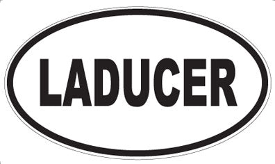 LADUCER - Oval Sticker