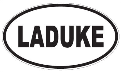 LADUKE - Oval Sticker