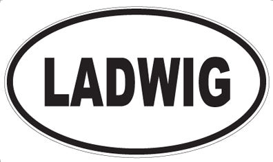 LADWIG - Oval Magnet
