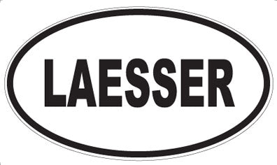 LAESSER - Oval Magnet