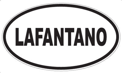LAFANTANO - Oval Magnet