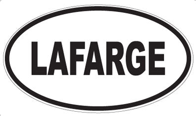 LAFARGE - Oval Sticker