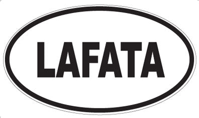 LAFATA - Oval Sticker