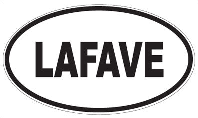 LAFAVE - Oval Magnet