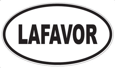 LAFAVOR - Oval Magnet