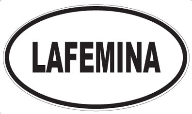 LAFEMINA - Oval Magnet