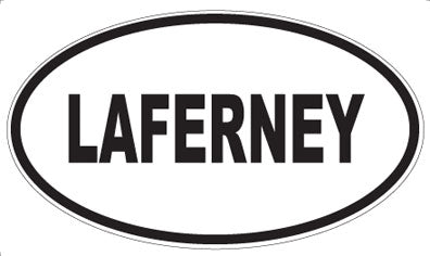 LAFERNEY - Oval Magnet