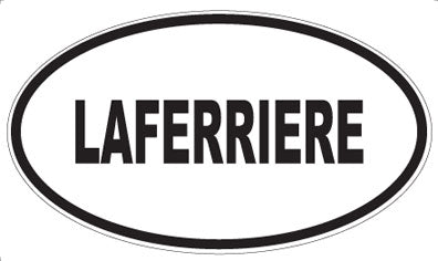 LAFERRIERE - Oval Sticker