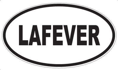 LAFEVER - Oval Sticker