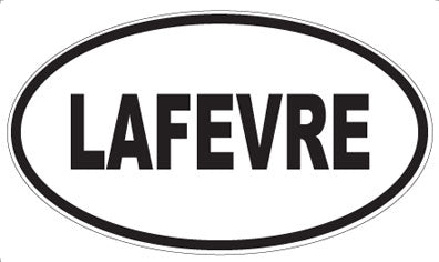 LAFEVRE - Oval Magnet