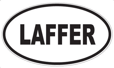 LAFFER - Oval Sticker