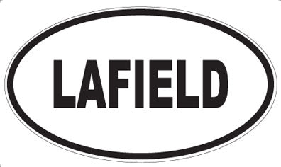 LAFIELD - Oval Sticker