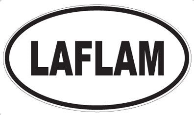 LAFLAM - Oval Sticker