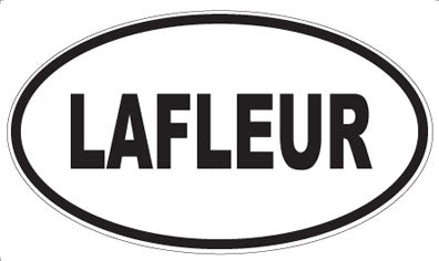 LAFLEUR - Oval Sticker