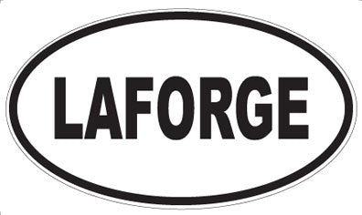 LAFORGE - Oval Sticker