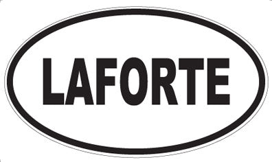 LAFORTE - Oval Sticker