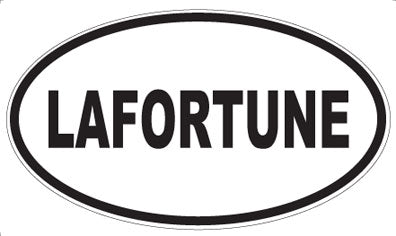 LAFORTUNE - Oval Sticker