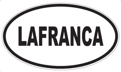 LAFRANCA - Oval Magnet