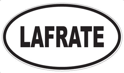 LAFRATE - Oval Magnet