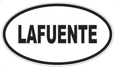 LAFUENTE - Oval Sticker