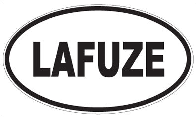 LAFUZE - Oval Sticker
