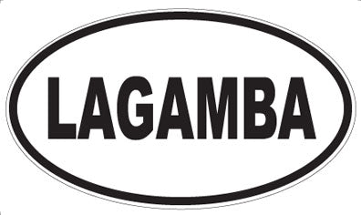 LAGAMBA - Oval Sticker