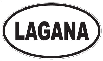LAGANA - Oval Magnet