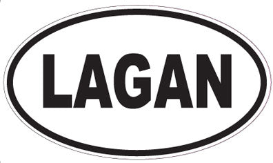 LAGAN - Oval Magnet