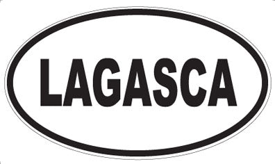 LAGASCA - Oval Sticker