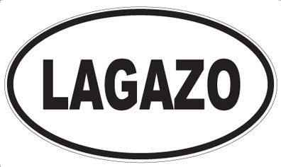 LAGAZO - Oval Sticker