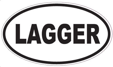 LAGGER - Oval Sticker