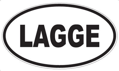 LAGGE - Oval Magnet