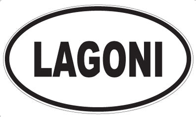 LAGONI - Oval Magnet