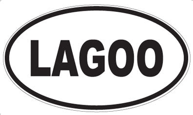 LAGOO - Oval Sticker