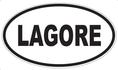 LAGORE - Oval Sticker