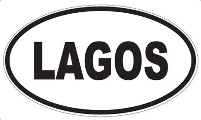 LAGOS - Oval Sticker