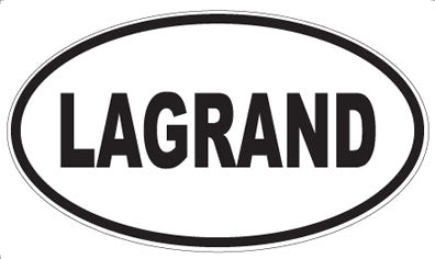 LAGRAND - Oval Sticker