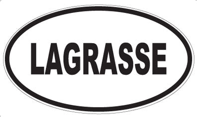 LAGRASSE - Oval Sticker