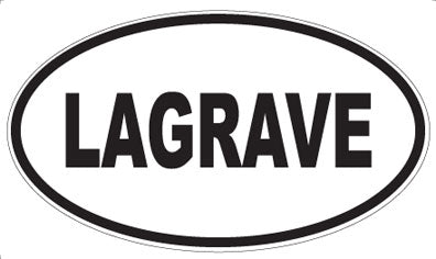 LAGRAVE - Oval Magnet