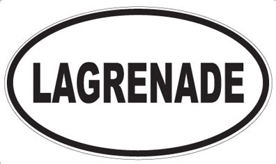 LAGRENADE - Oval Magnet