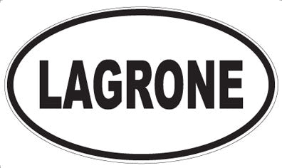 LAGRONE - Oval Sticker