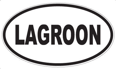 LAGROON - Oval Magnet