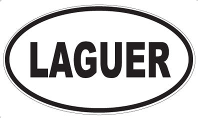 LAGUER - Oval Magnet