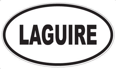 LAGUIRE - Oval Sticker