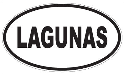 LAGUNAS - Oval Magnet