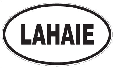 LAHAIE - Oval Magnet