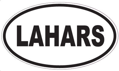 LAHARS - Oval Sticker