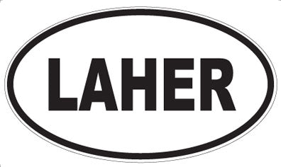 LAHER - Oval Magnet